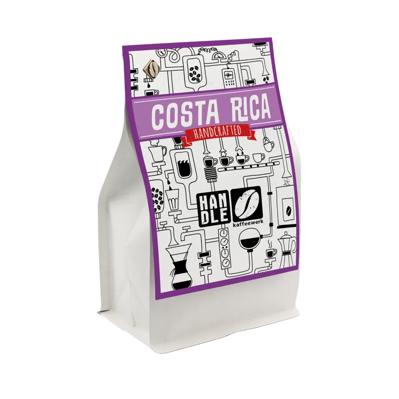 Kaffee aus Costa Rica, Helle Röstung von Handle Kaffeewerk