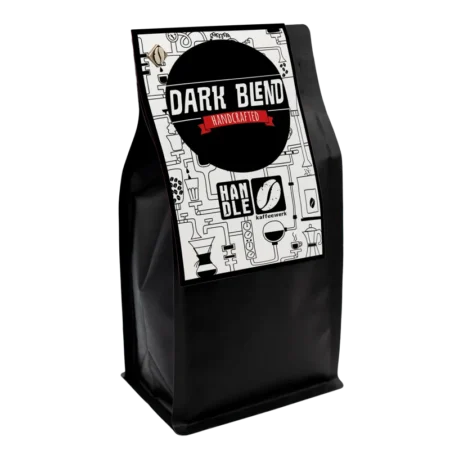 Darkblend. Röstmischung. Dunkle Röstung. Kaffeewerk Handle