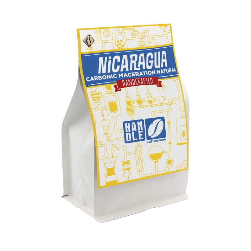 Nicaragua Carbonic Handle Kaffeewerk helle Röstung